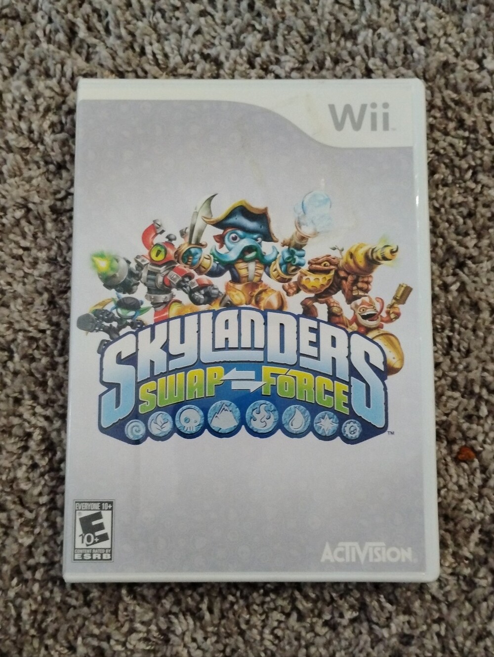 Skylanders Swap Force Nintendo Wii Game Disc & Case